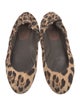 Dolce & Gabbana Canvas Animal Print Flats
