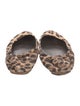 Dolce & Gabbana Canvas Animal Print Flats