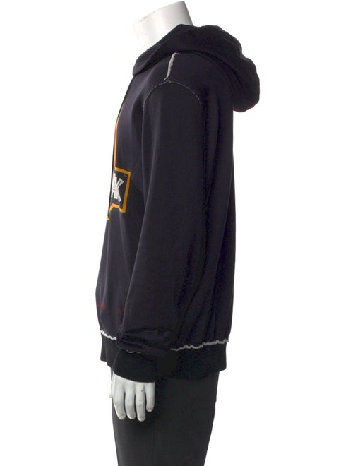 Dolce & Gabbana Graphic Print V-Neck Hoodie