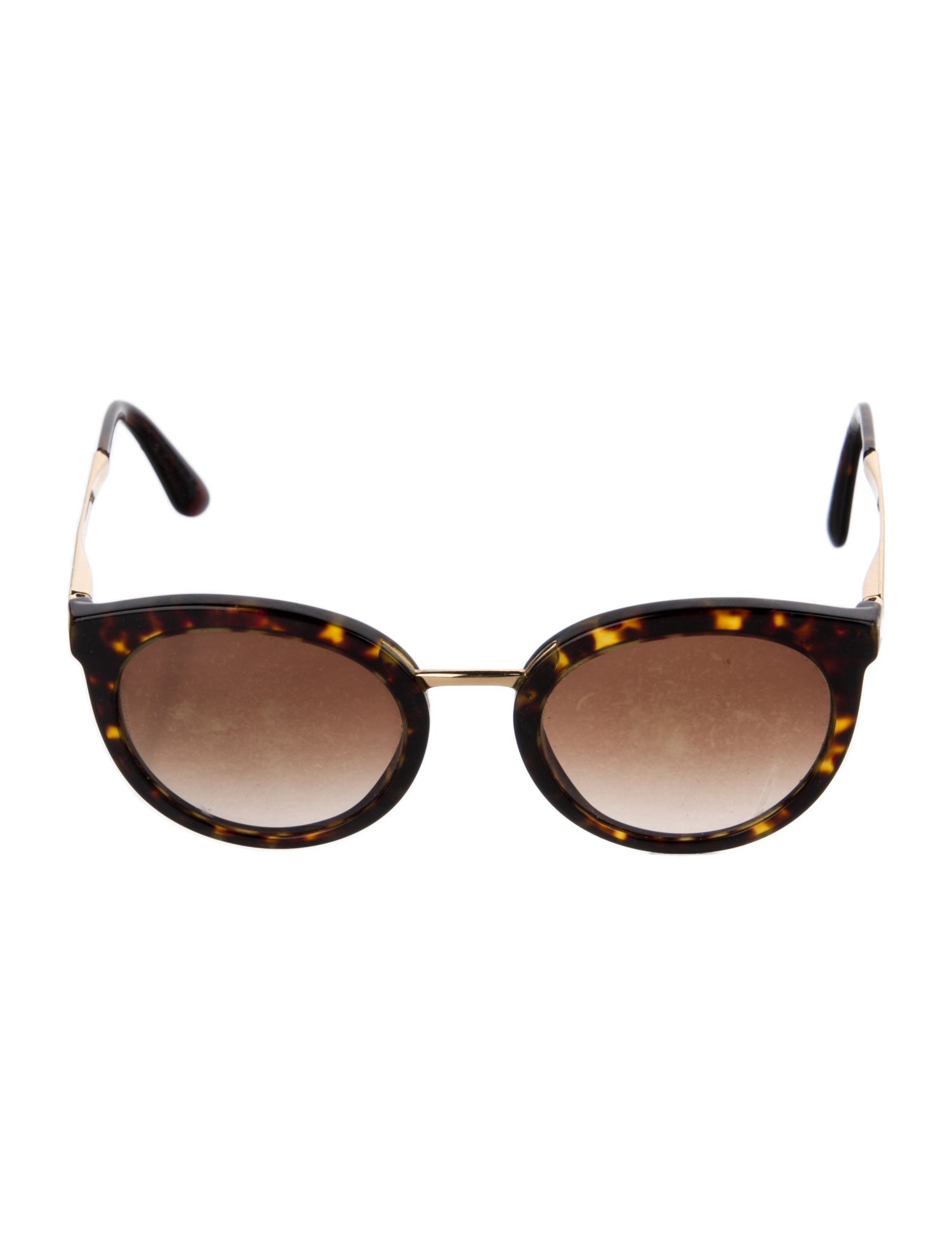 Dolce & Gabbana Round Gradient Sunglasses