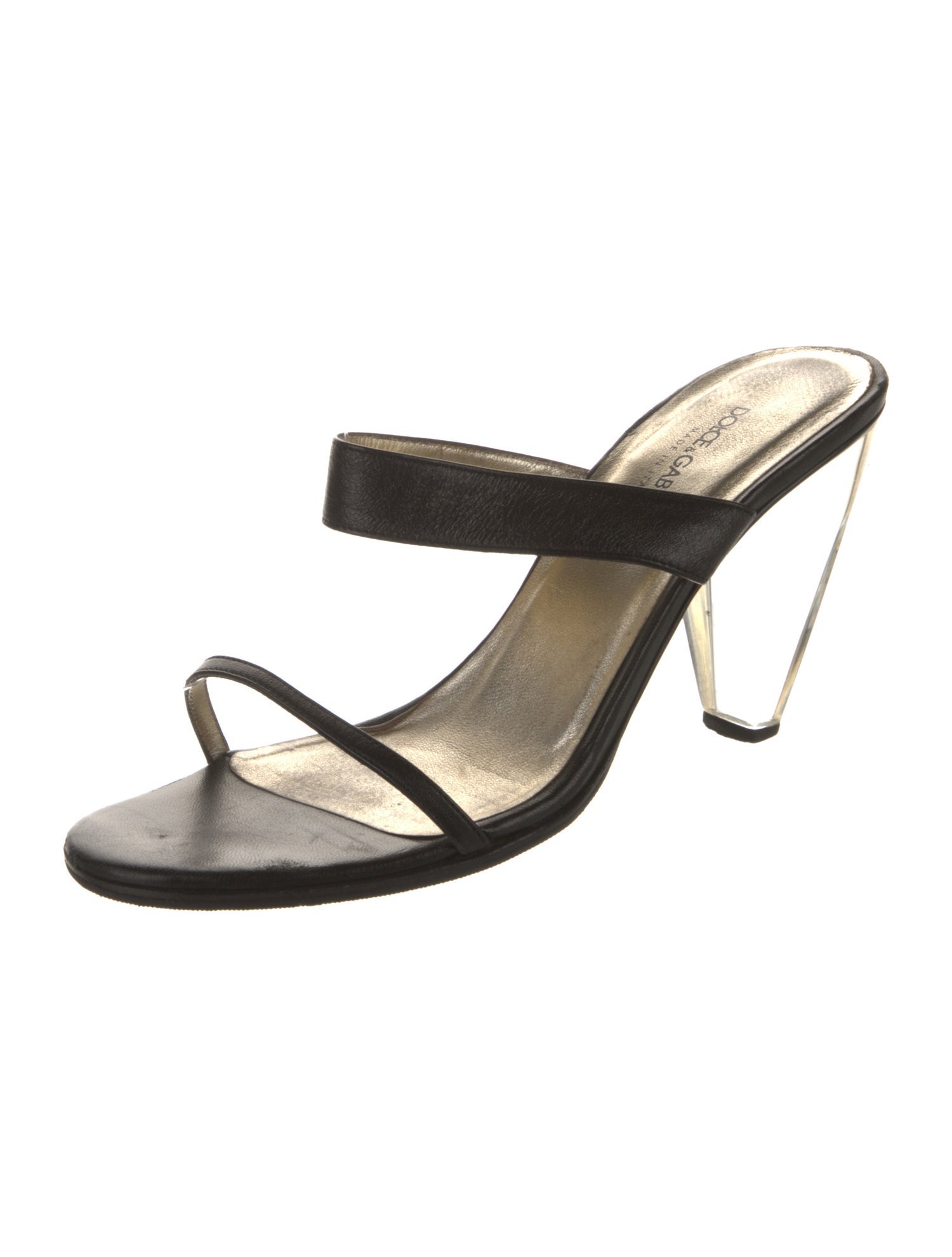 Dolce & Gabbana Leather Slides