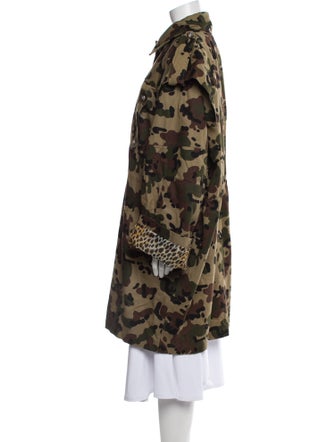 Dolce & Gabbana Camouflage Print Coat