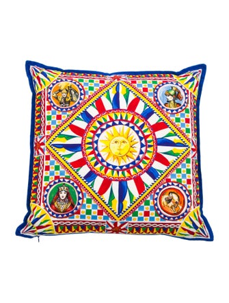 Dolce & Gabbana Carretto Embroidered Cushion