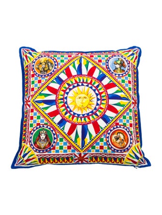 Dolce & Gabbana Carretto Embroidered Cushion