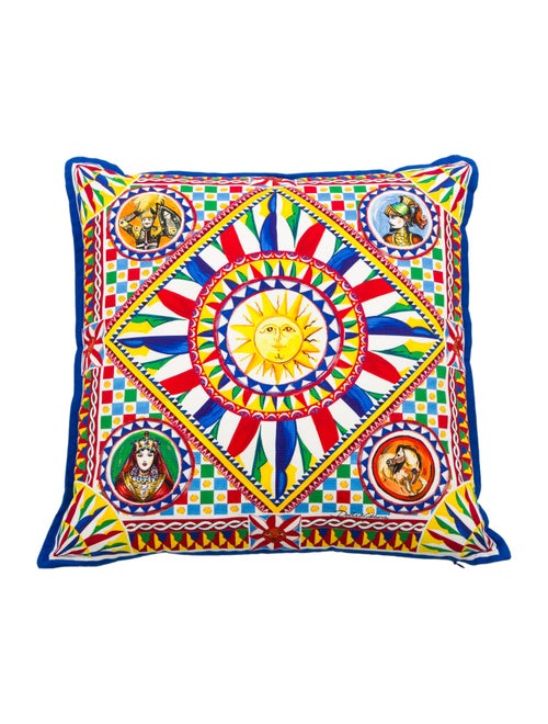 Dolce & Gabbana Carretto Embroidered Cushion