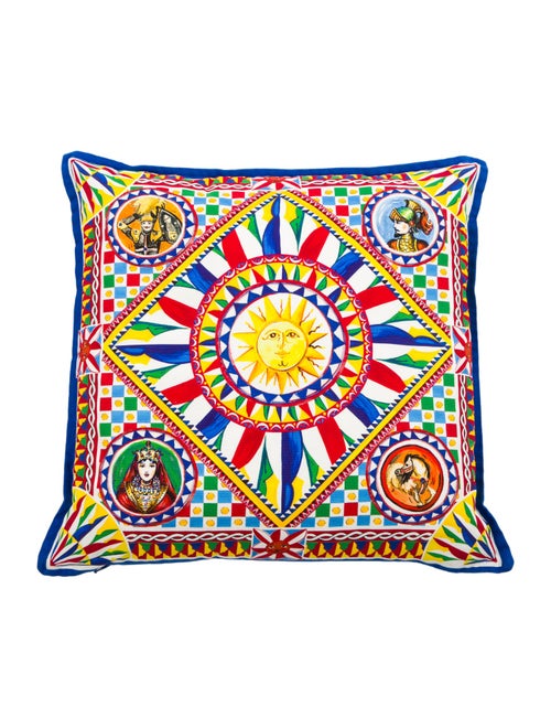 Dolce & Gabbana Carretto Embroidered Cushion