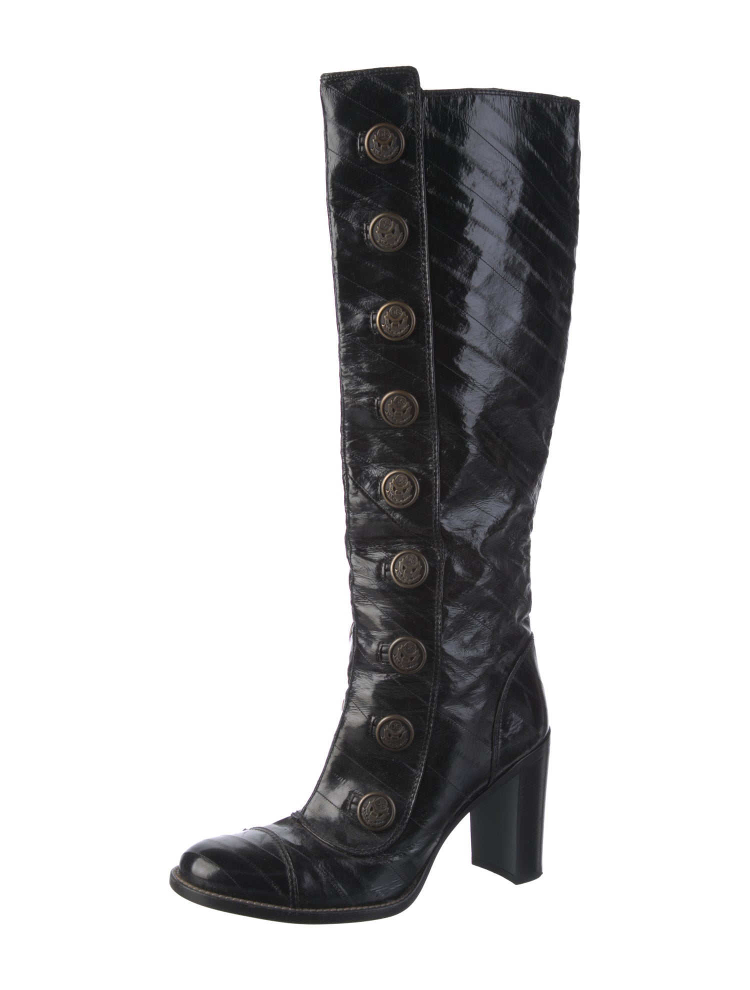 Dolce & Gabbana Eel Skin Boots