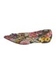 Dolce & Gabbana Canvas Floral Print Flats