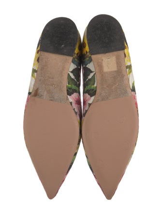 Dolce & Gabbana Canvas Floral Print Flats
