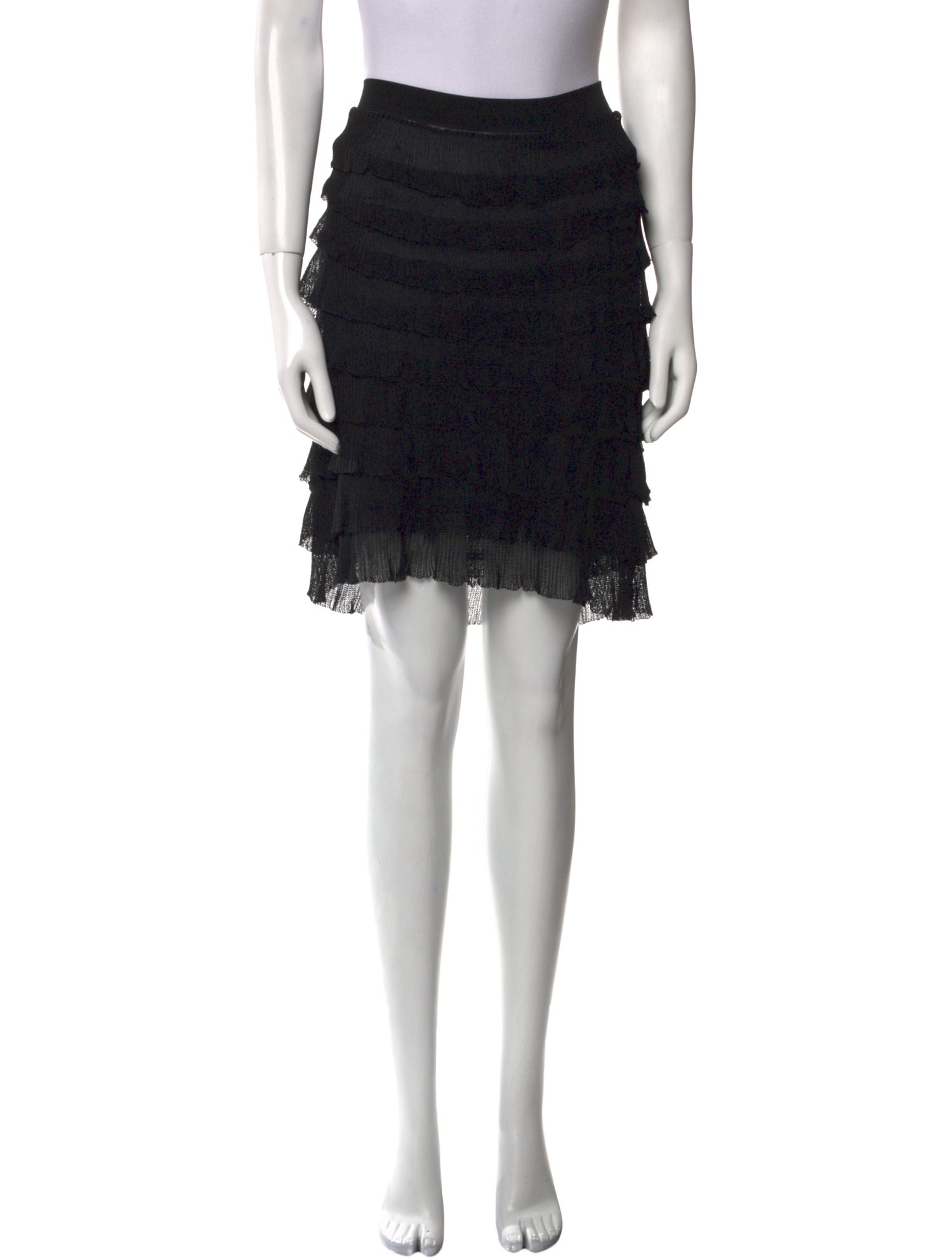 Dolce & Gabbana Ruffle Embellishment Knee-Length Skirt