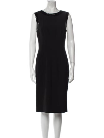 Dolce & Gabbana Crew Neck Midi Length Dress