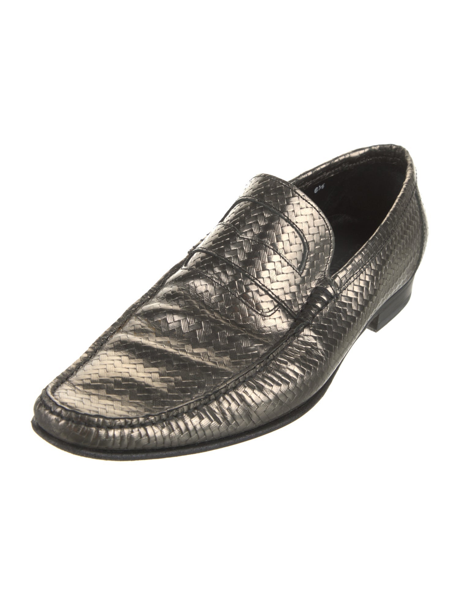 Dolce & Gabbana Embossed Leather Loafers