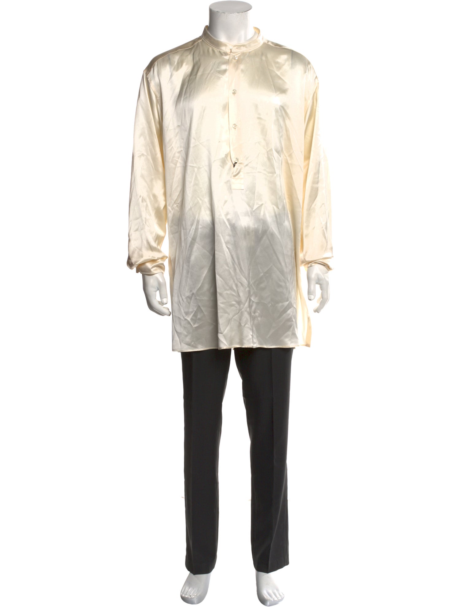 Dolce & Gabbana Silk Long Sleeve Shirt