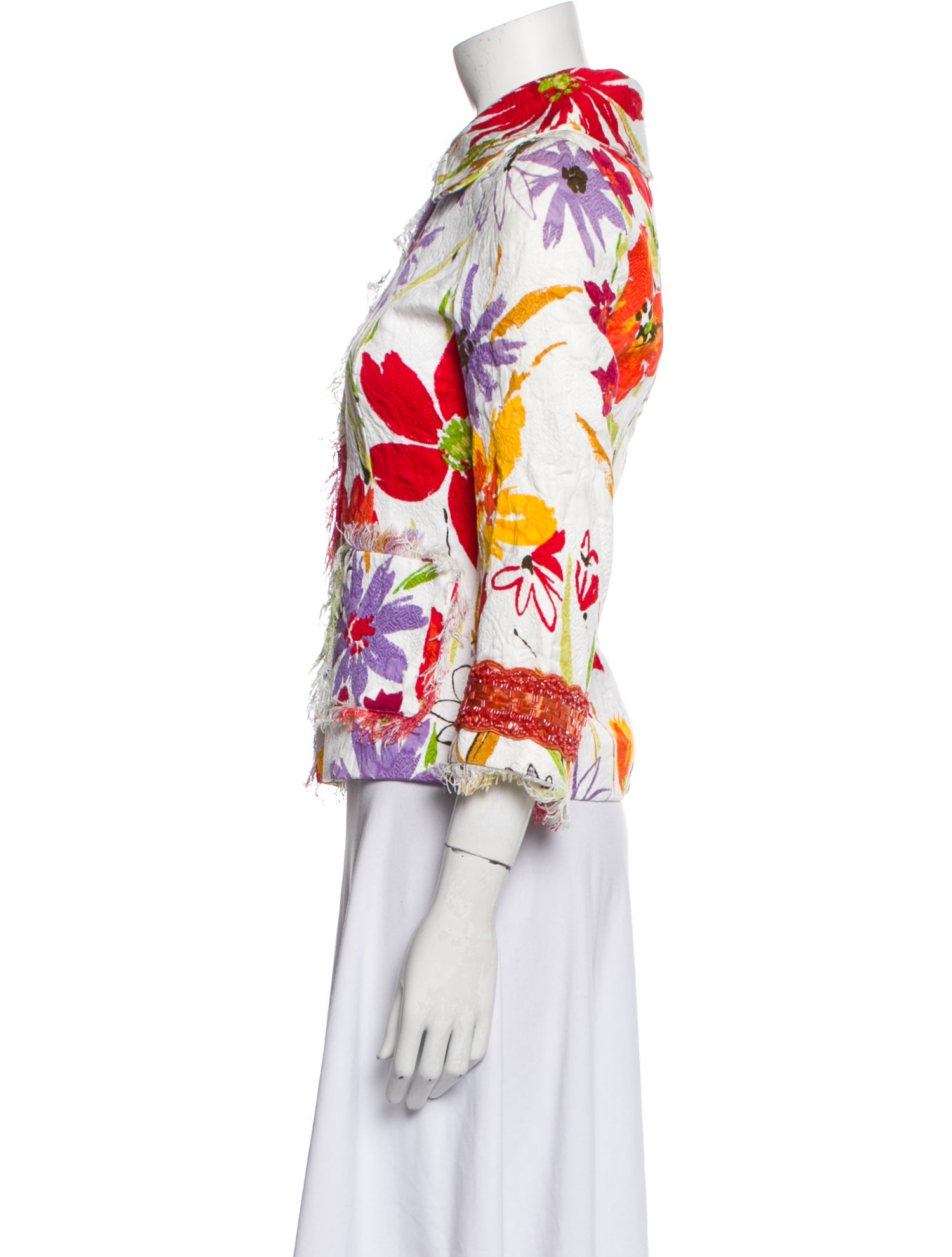 Dolce & Gabbana Floral Print Evening Jacket w/ Tags