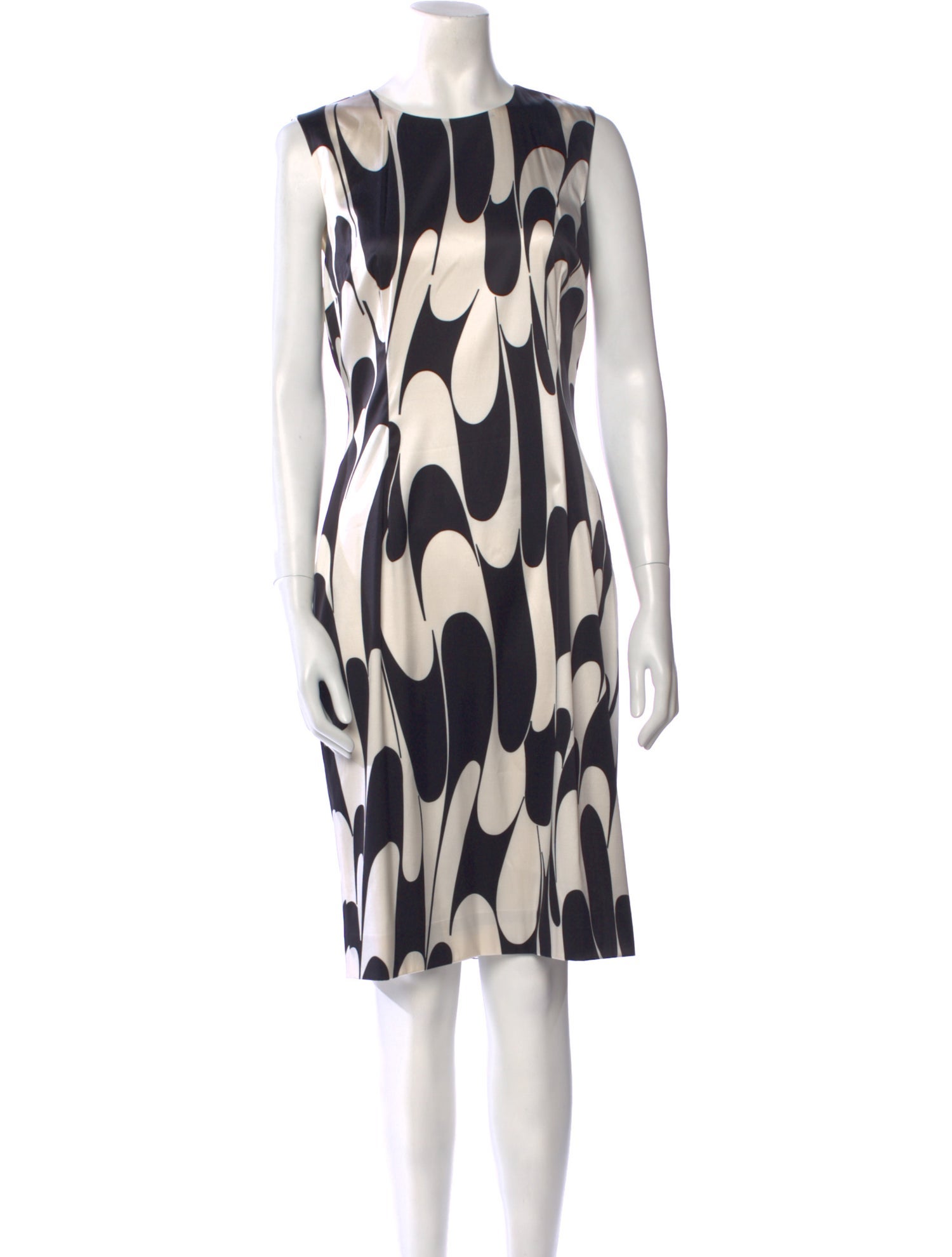 Dolce & Gabbana Silk Knee-Length Dress