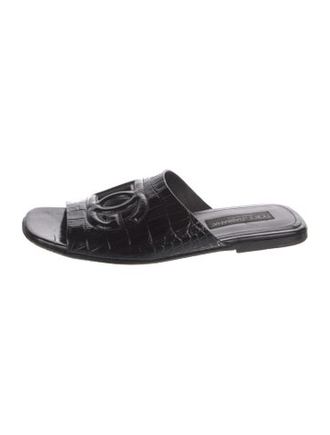 Dolce & Gabbana Sandals Leather Slides 7