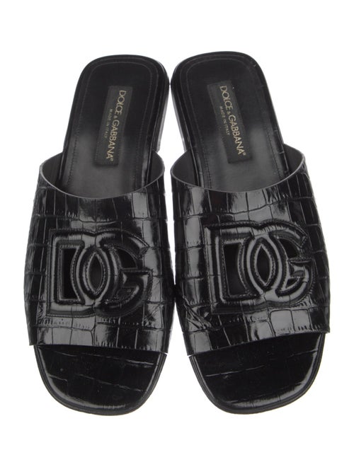 Dolce & Gabbana Leather Slides