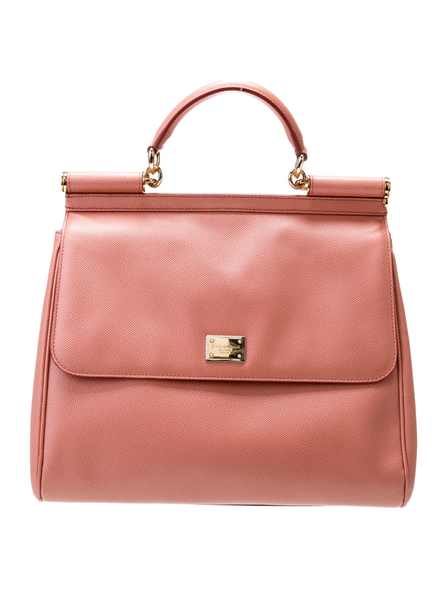 Dolce & Gabbana Leather Top Handle Bag