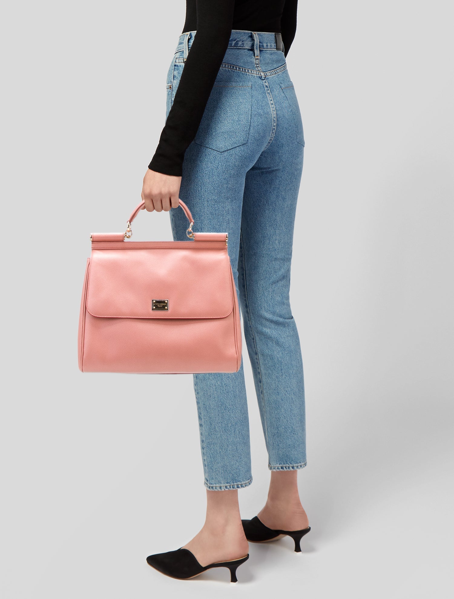 Dolce & Gabbana Leather Top Handle Bag