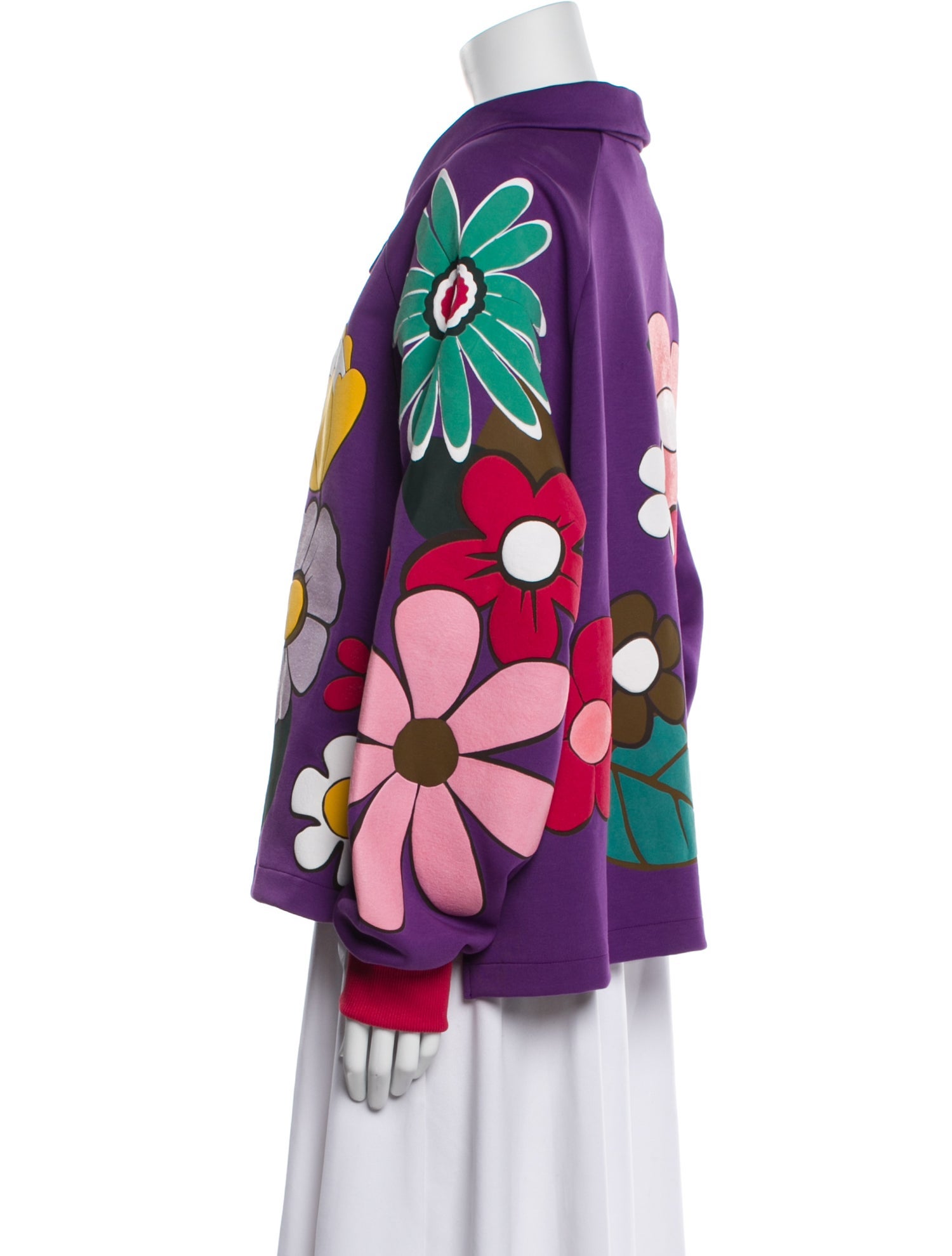 Dolce & Gabbana Floral Print Long Sleeve Sweatshirt