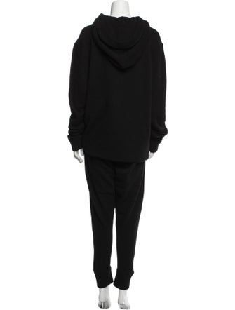 Dolce & Gabbana Leather Trim Embellishment Pant Set