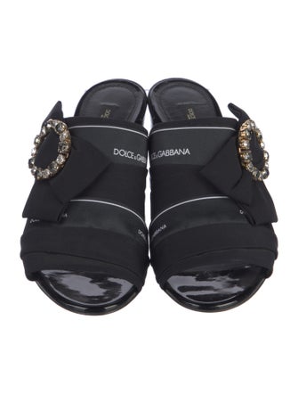 Dolce & Gabbana Bow Accents Slides