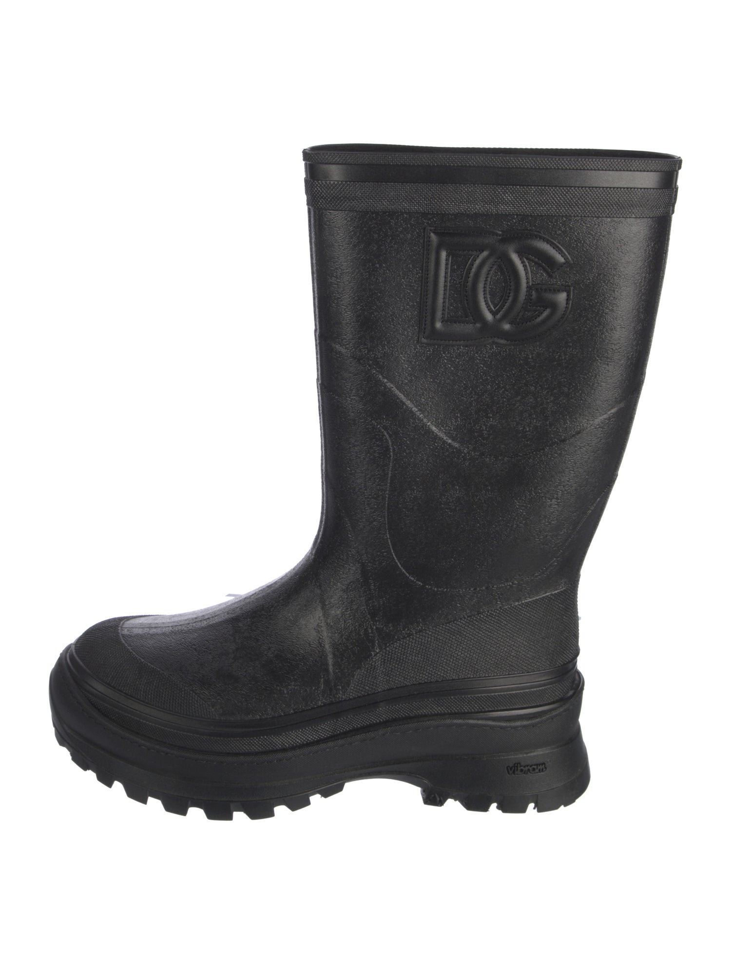 Dolce & Gabbana Patent Leather Rain Boots