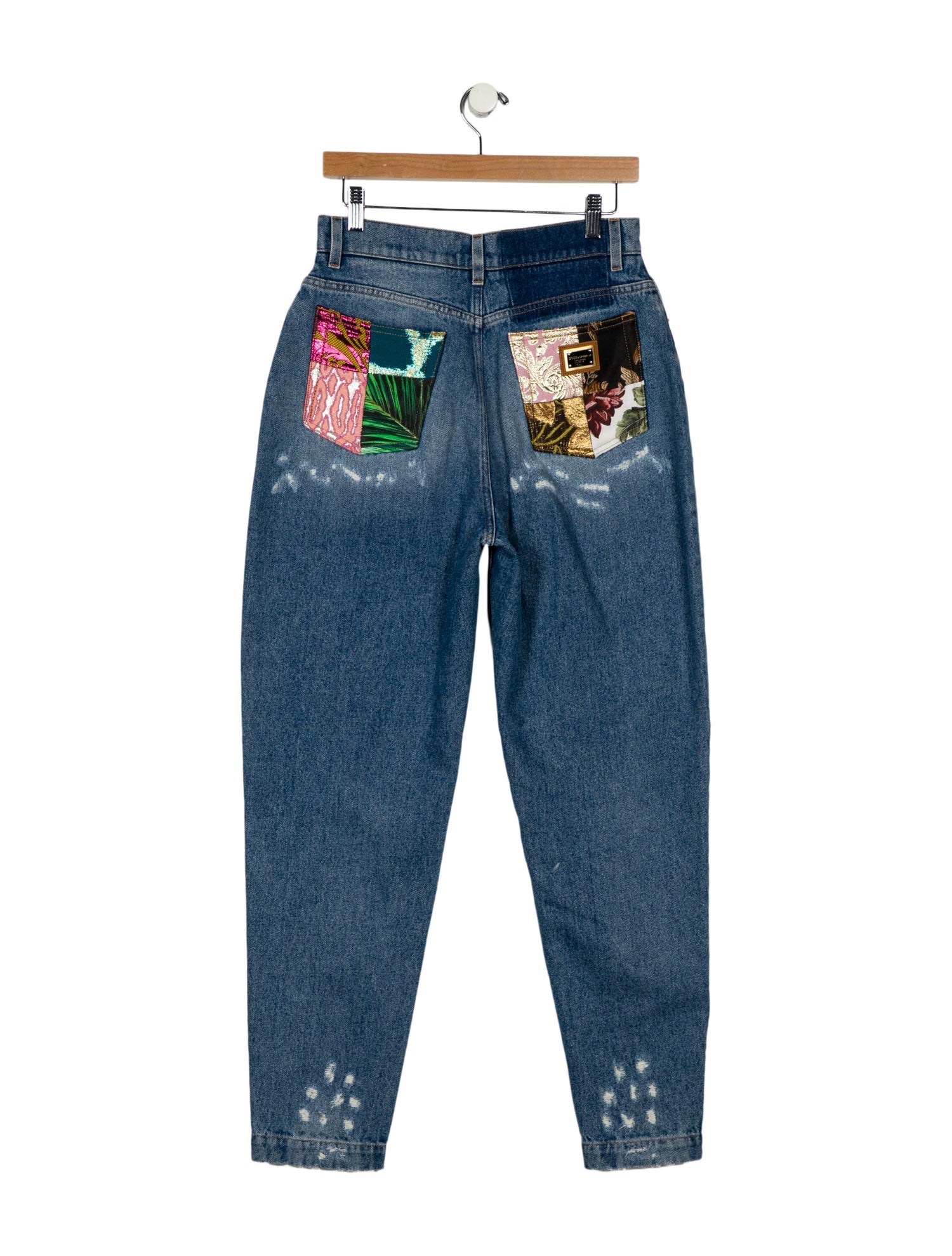 Dolce & Gabbana High-Rise Straight Leg Jeans