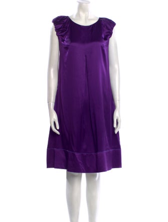 Dolce & Gabbana Silk Knee-Length Dress