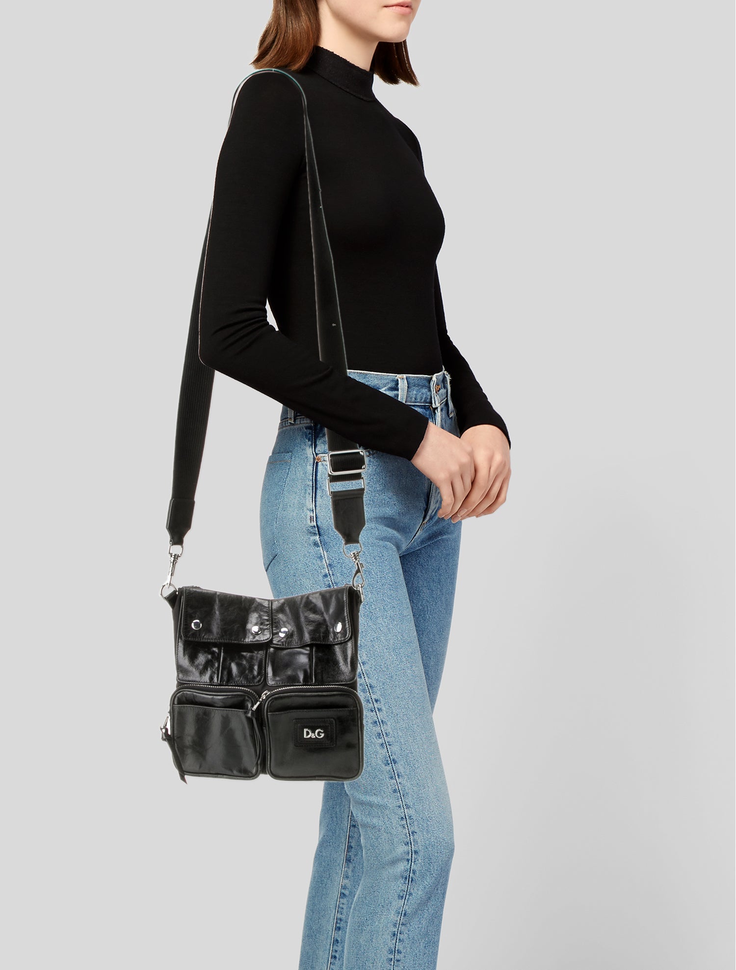 D&G Leather Messenger Bag