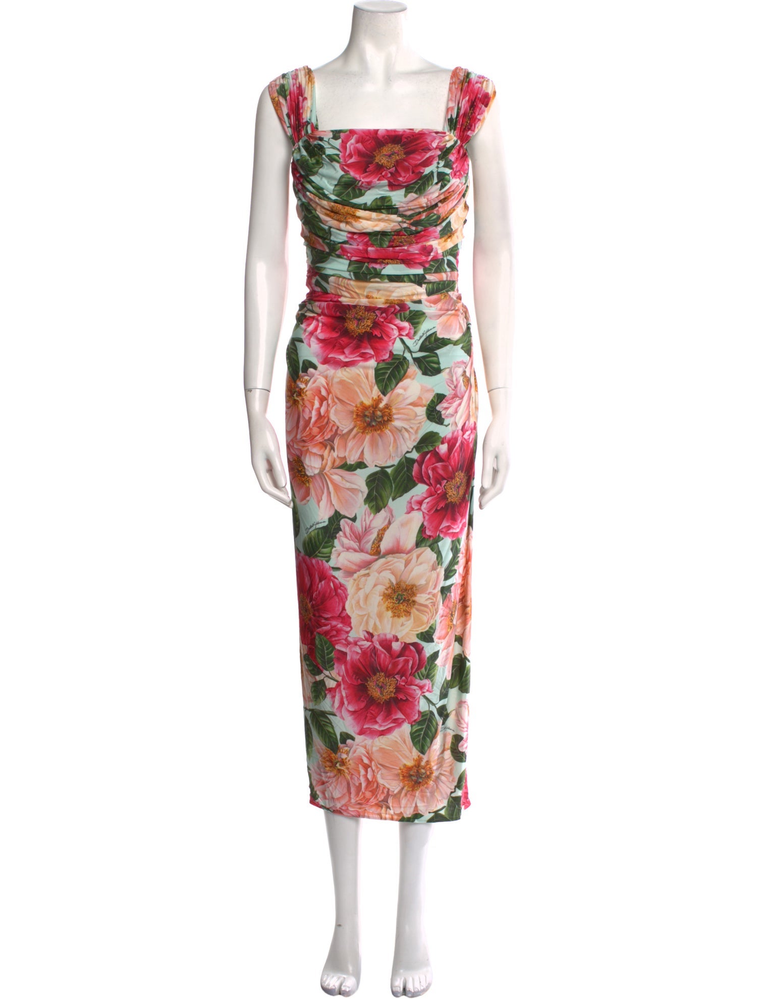 Dolce & Gabbana Floral Print Long Dress