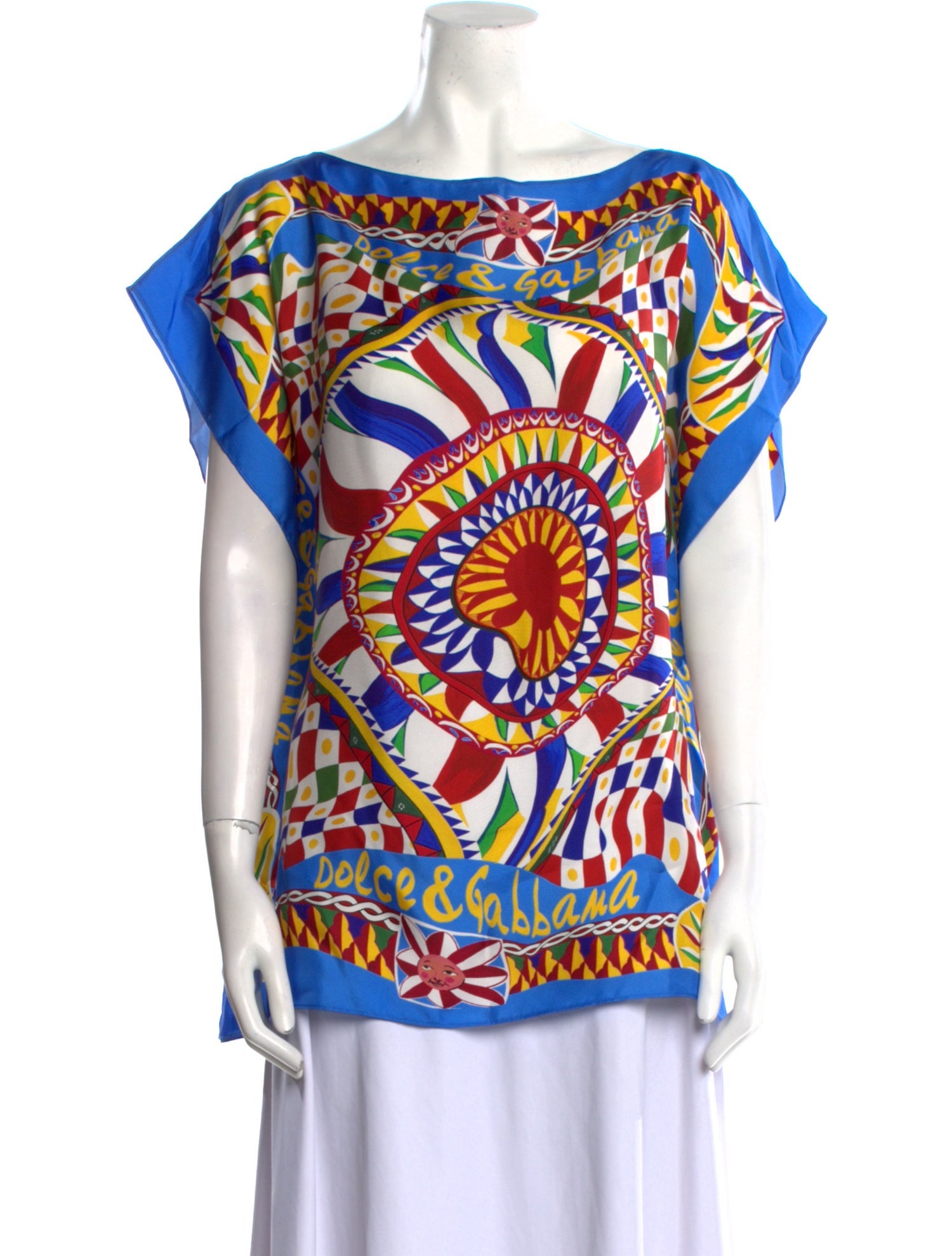 Dolce & Gabbana Silk Printed Blouse