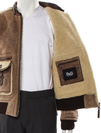 D&G Late 2000's - Early 2010's Shearling Jacket