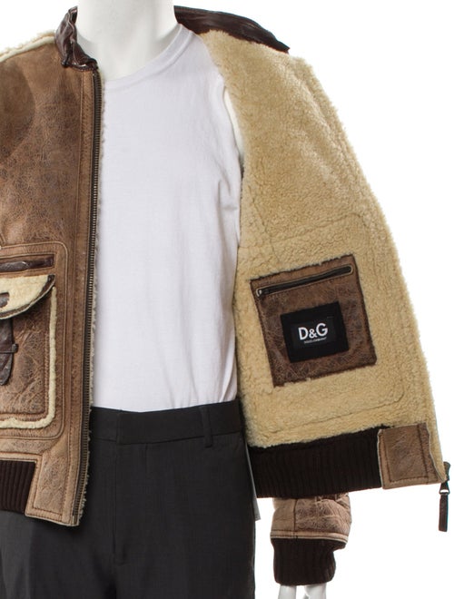 D&G Late 2000's - Early 2010's Shearling Jacket