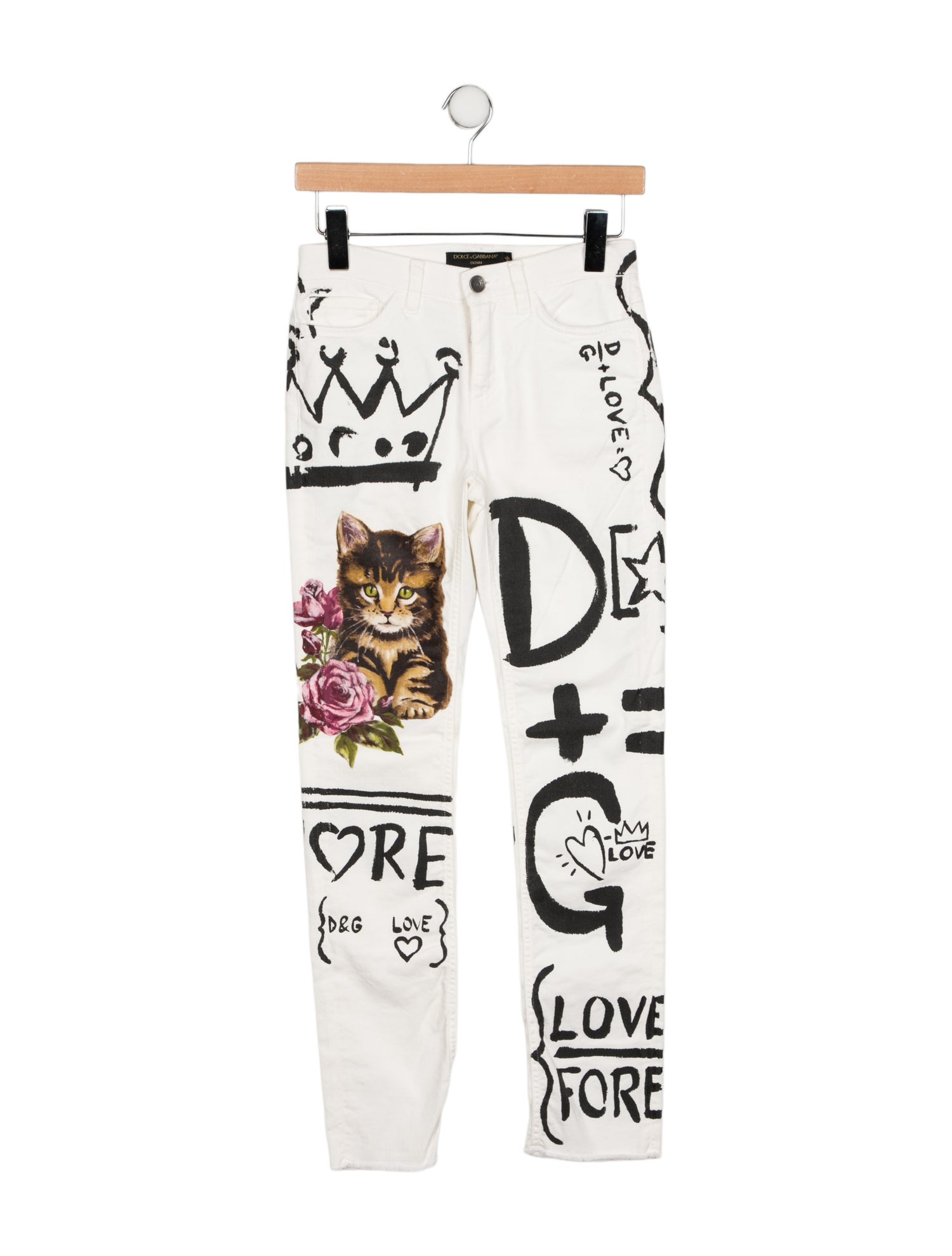 Dolce & Gabbana Mid-Rise Straight Leg Jeans