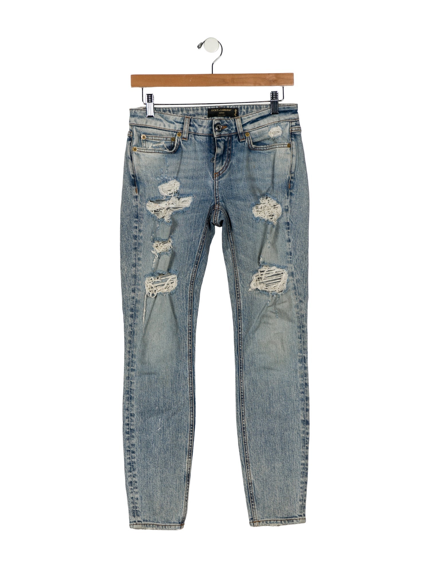 Dolce & Gabbana Low-Rise Skinny Leg Jeans