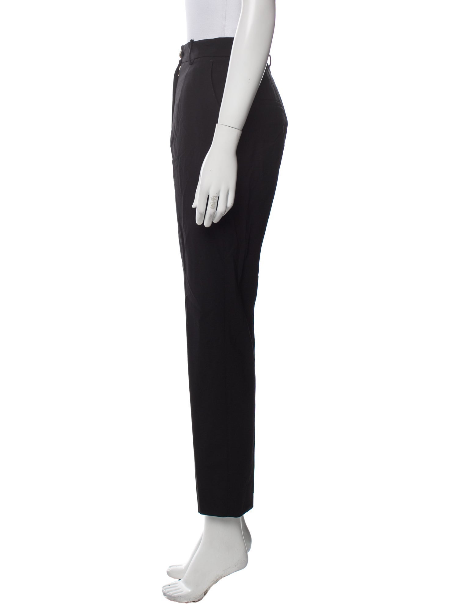 Dolce & Gabbana Virgin Wool Straight Leg Pants