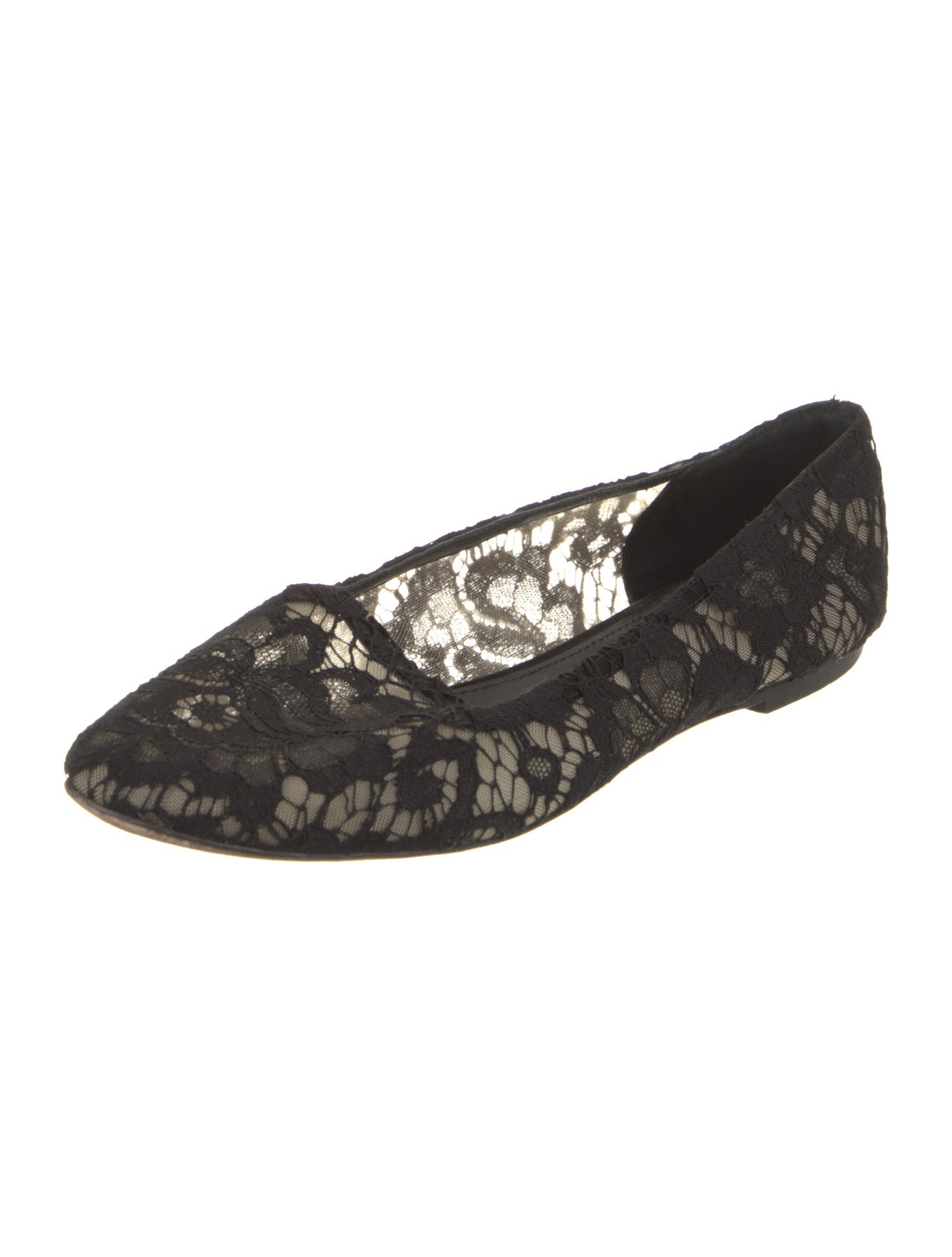 Dolce & Gabbana Lace Lace Pattern Flats