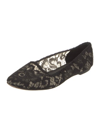 Dolce & Gabbana Lace Lace Pattern Flats