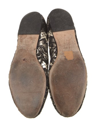 Dolce & Gabbana Lace Lace Pattern Flats