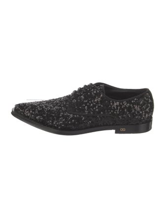 Dolce & Gabbana Sequins Sequin Embellishments Oxfords