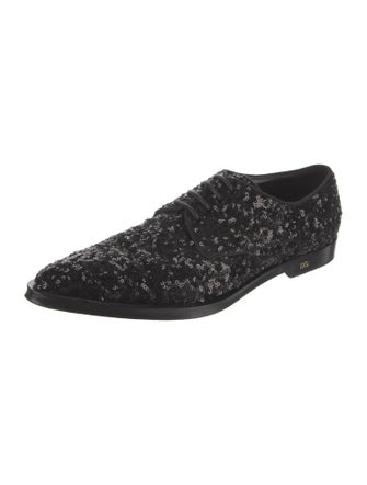 Dolce & Gabbana Sequins Sequin Embellishments Oxfords