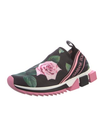 Dolce & Gabbana Floral Print Sneakers