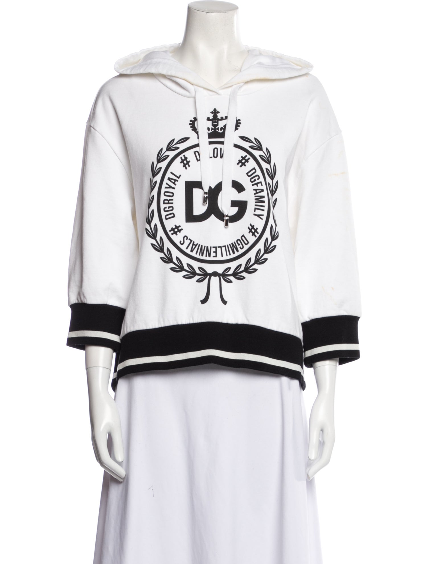 Dolce & Gabbana Graphic Print Crew Neck Sweatshirt