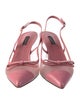 Dolce & Gabbana Mesh Mesh Accents Slingback Pumps