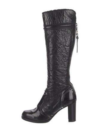Dolce & Gabbana Leather Sock Boots