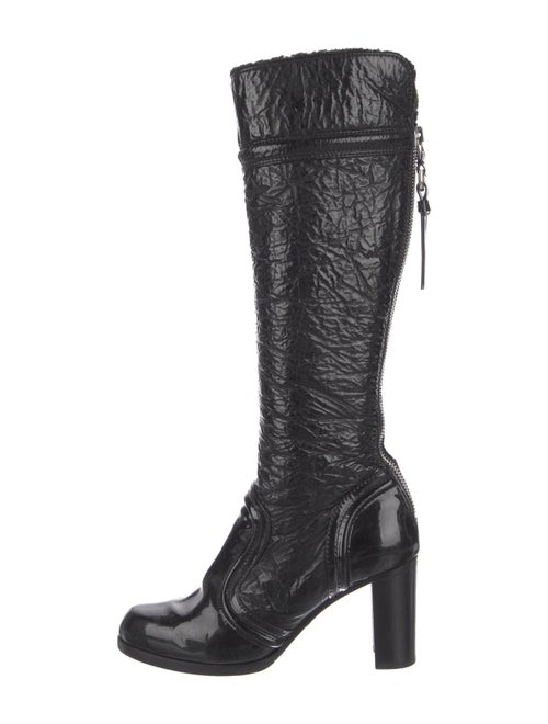 Dolce & Gabbana Leather Sock Boots