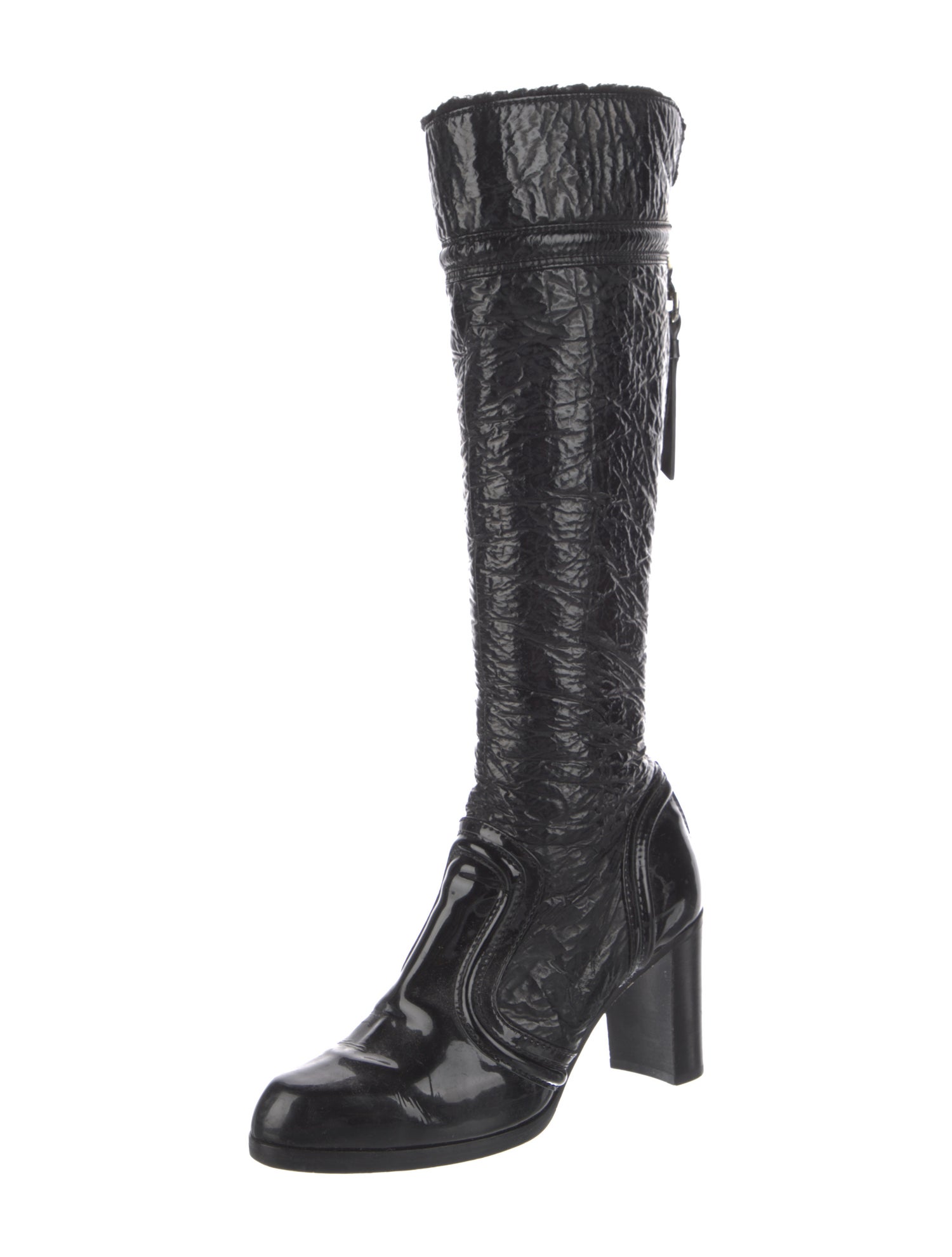 Dolce & Gabbana Leather Sock Boots