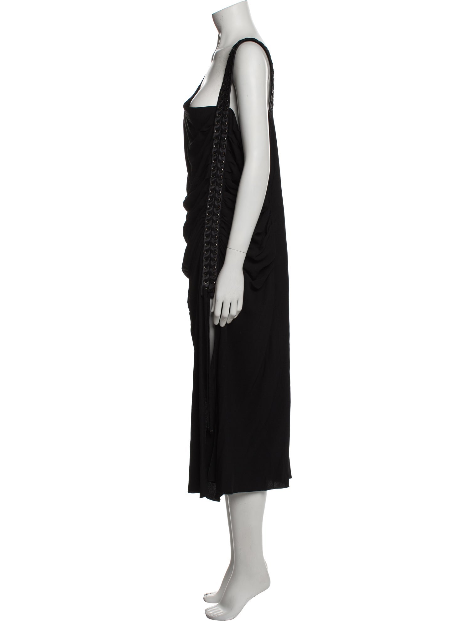 Dolce & Gabbana Cowl Neck Long Dress
