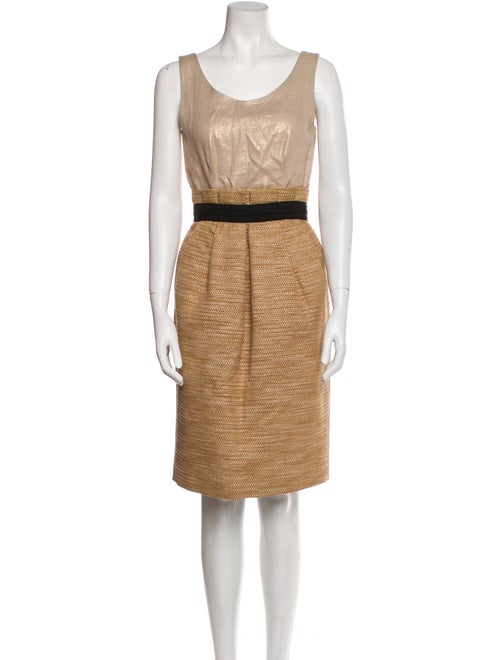 D&G Scoop Neck Knee-Length Dress